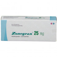 Купить Зонегран (Зонисамид) 25 мг Франция капсулы №14 в Перми